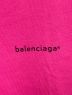 中古・古着 BALENCIAGA (バレンシアガ) コピーライトロゴTシャツ ピンク サイズ:S：32000円