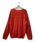 AURALEE (オーラリー) FELTED WOOL KNIT V-NECK PO/ウールニットVネックポロ レッド サイズ:3：27000円