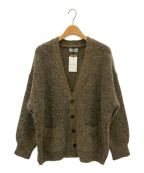 BALLAST ARKバラストアーク）の古着「V/N SHAGGY NEP CARDIGAN」｜イエロー