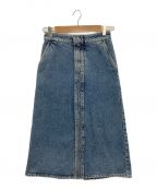 STELLA McCARTNEYステラマッカートニー）の古着「Vintage-look Denim Skirt」｜インディゴ