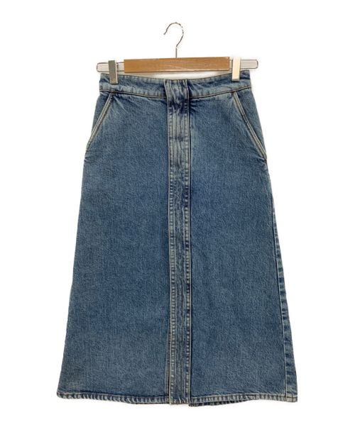 STELLA McCARTNEY（ステラマッカートニー）STELLA McCARTNEY (ステラマッカートニー) Vintage-look Denim Skirt インディゴ サイズ:34の古着・服飾アイテム