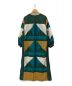 sara mallika (サラマリカ) Cotton Triangle Patchwork Dress ダークグリーン サイズ:-：23000円