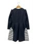 BORDERS AT BALCONY (ボーダーズアットバルコニー) FINE BORDER MINI DRESS グレー サイズ:36：25000円