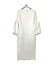 L'Or（ロル）の古着「Balloon Sleeve Knit Dress」｜ホワイト