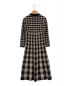 HER LIP TO (ハーリップトゥ) Plaid Jacquard Knit Dress ベージュ サイズ:S：13000円