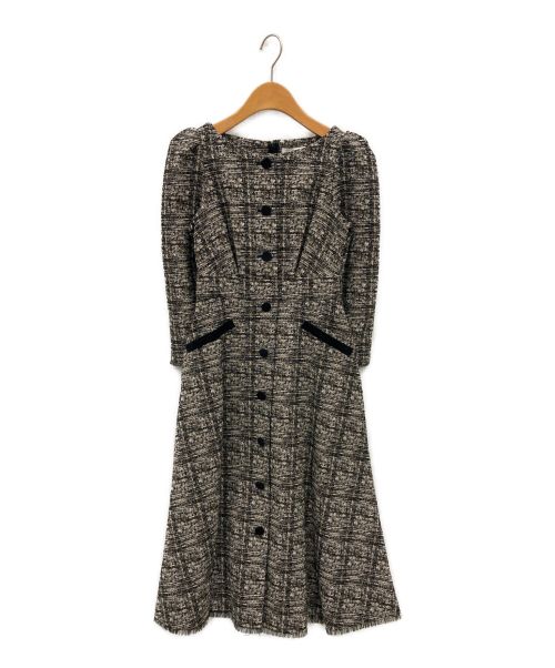 HER LIP TO（ハーリップトゥ）HER LIP TO (ハーリップトゥ) Classic Tweed Midi Dress ブラック サイズ:Sの古着・服飾アイテム