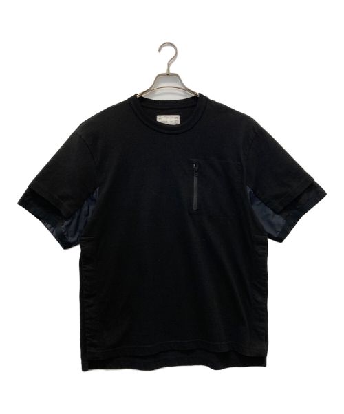 sacai（サカイ）sacai (サカイ) Sports Mix T-Shirt ブラック サイズ:SIZE　３の古着・服飾アイテム