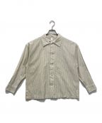 MHLエムエイチエル）の古着「NARROW STRIPE COTTON」｜ホワイト