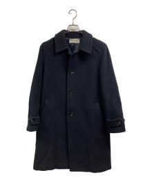 ROBE DE CHAMBRE COMME DES GARCONS（ローブドシャンブル コムデギャルソン）の古着「ウールステンカラーコート」｜ネイビー