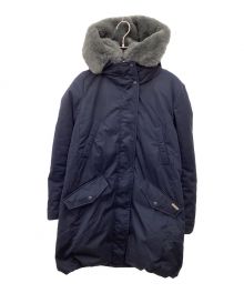 WOOLRICH（ウールリッチ）の古着「ファー付きダウンコート」｜ネイビー