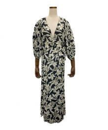 L'appartement（アパルトモン）の古着「Flower Print Madam Dress」｜ブラック