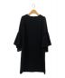 VERMEIL par iena（ヴェルメイユ パー イエナ）の古着「GERGETTE FLATR-SLEEVE DRESS」｜ブラック