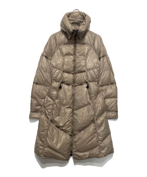 MONCLER（モンクレール）MONCLER (モンクレール) ダウンコート ベージュ サイズ:SIZE1の古着・服飾アイテム