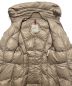 中古・古着 MONCLER (モンクレール) ダウンコート ベージュ サイズ:SIZE1：25000円