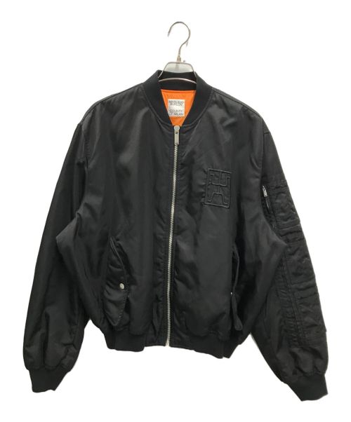 MARCELO BURLON（マルセロバーロン）MARCELO BURLON (マルセロバーロン) Rural Cross Bomber Jacket(ルーラル クロス ボンバー ジャケット) ブラック サイズ:Sの古着・服飾アイテム