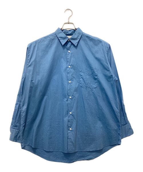 MARKAWARE（マーカウェア）MARKAWARE (マーカウェア) COMFORT FIT SHIRT SOKTAS ORGANIC COTTON POPLIN ブルー サイズ:3の古着・服飾アイテム