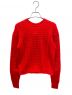 CHANEL (シャネル) Coco button cashmere and wool knit レッド サイズ:34：340000円