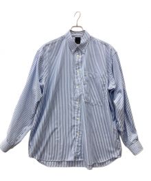 DAIWA PIER39（ダイワ ピア39）の古着「TECH BUTTON DOWN SHIRTS L/S STRIPE」｜ネイビー