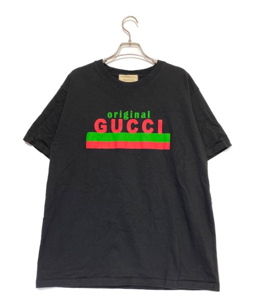 GUCCI（グッチ）GUCCI (グッチ) オーバーサイズTシャツ ブラック サイズ:Mの古着・服飾アイテム