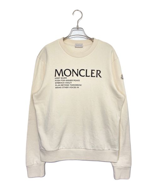 MONCLER（モンクレール）MONCLER (モンクレール) MAGLIA GIROCOLLO アイボリー サイズ:Mの古着・服飾アイテム