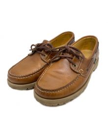 PARABOOT（パラブーツ）の古着「デッキシューズ」｜ブラウン