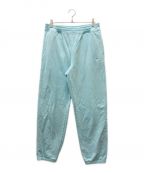 stussyステューシー）の古着「OVERDYED STOCK LOGO PANT」｜スカイブルー