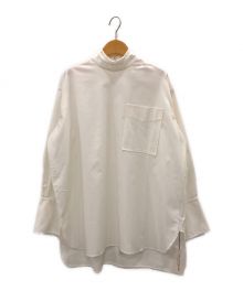 THE SHINZONE（ザ シンゾーン）の古着「FRILL NECK SHIRT」｜ホワイト