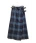 O'NEIL OF DUBLIN（オニールオブダブリン）の古着「WOOL LONG KILT SKIRT」｜ブルー