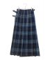 O'NEIL OF DUBLIN (オニールオブダブリン) WOOL LONG KILT SKIRT ブルー サイズ:8：13000円