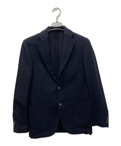 LARDINI（ラルディーニ）LARDINI (ラルディーニ) ホップサック ジャケット ネイビー サイズ:46の古着・服飾アイテム