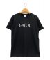 patou（パトゥ）の古着「オーガニックコットン パトゥロゴTシャツ」｜ブラック