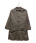 BELAFONTE RAGTIME CLOTHING（ベラフォンテ）の古着「G-COATS LINEN COTTON HERRINGBONE SMOKY SALTIN PEPPER」｜ブラウン