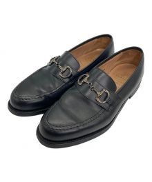 Crockett & Jones（クロケット＆ジョーンズ）の古着「ビットローファー」｜ブラック