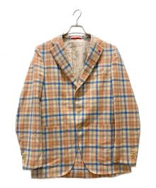 ISAIA（イザイア）の古着「カシミヤ混テーラードジャケット」｜ベージュ