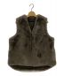 VIVIENNE TAM（ヴィヴィアンタム）の古着「FAUX FUR VEST」｜モカ