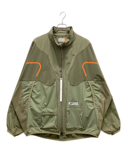 SIVA（シヴァ）SIVA (シヴァ) DOLMAN WIDE NYLON JACKET カーキ サイズ:FREEの古着・服飾アイテム