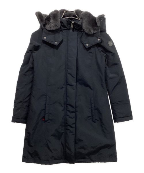 WOOLRICH（ウールリッチ）WOOLRICH (ウールリッチ) BOW BRIDGE COAT ブラック サイズ:XSの古着・服飾アイテム