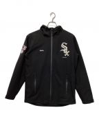 F.C.R.B.エフシーアールビー）の古着「MLB NY Hooded jacket」｜ブラック