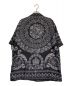 VERSACE (ヴェルサーチ) シャツ ブラック×ホワイト サイズ:50：40000円