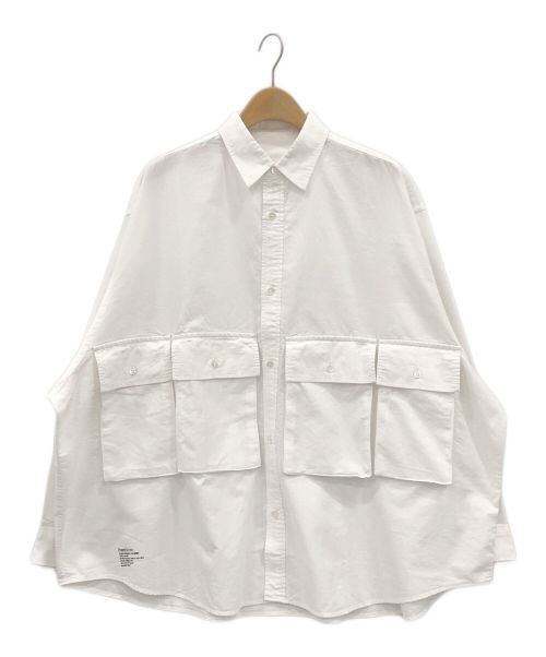 FreshService（フレッシュサービス）FreshService (フレッシュサービス) OXFORD FLAP POCKET L/S SHIRT ホワイト サイズ:Fの古着・服飾アイテム