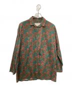 toogoodトゥーグッド）の古着「THE DRAUGHTSMAN SHIRT」｜ピンク×グリーン