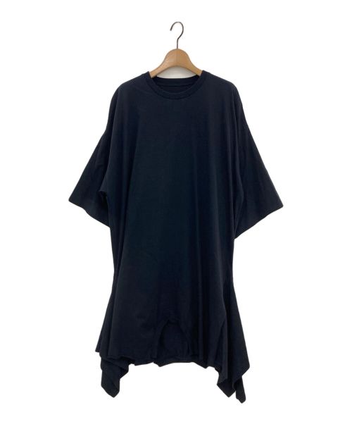 MM6 Maison Margiela（エムエムシックス メゾンマルジェラ）MM6 Maison Margiela (エムエムシックス メゾンマルジェラ) Tシャツドレス ネイビー サイズ:XSの古着・服飾アイテム