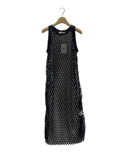 Uhr（ウーア）Uhr (ウーア) fishnet dress グレー サイズ:Freeの古着・服飾アイテム