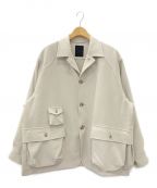 DAIWAダイワ）の古着「TECH BELTED GUNSHOOTING JACKET」｜ベージュ