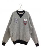 SUNSEAサンシー）の古着「23AW Pile Sweatshirt（パイルスウェットシャツ）」｜グレー