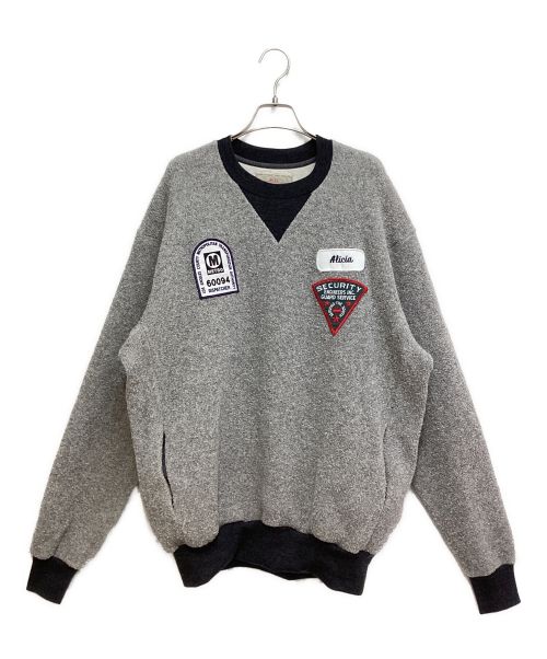 SUNSEA（サンシー）SUNSEA (サンシー) 23AW Pile Sweatshirt（パイルスウェットシャツ） グレー サイズ:3の古着・服飾アイテム