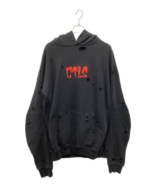 CVTVLIST（カタリスト）CVTVLIST (カタリスト) USUAL LOGO HOODIE ブラック サイズ:1の古着・服飾アイテム