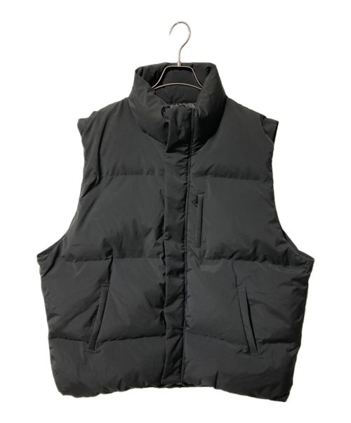 RUUBON（ルーボン）RUUBON (ルーボン) padded volume ecodown vest/RUBbe210 ブラック サイズ:Ｌの古着・服飾アイテム