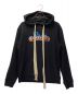 LOEWE（ロエベ）の古着「Hooded Logo-print Hooded Sweatshirt In Blue  / ロゴプリントスウェットシャツ」｜ブラック