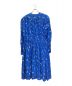 BALENCIAGA (バレンシアガ) フローラル ドレス ブルー サイズ:L：65000円